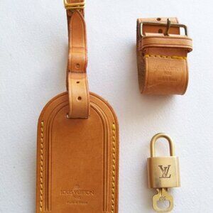 SALE! Louis Vuitton bundle, Lock and key, luggage tag, 4 pcs #307